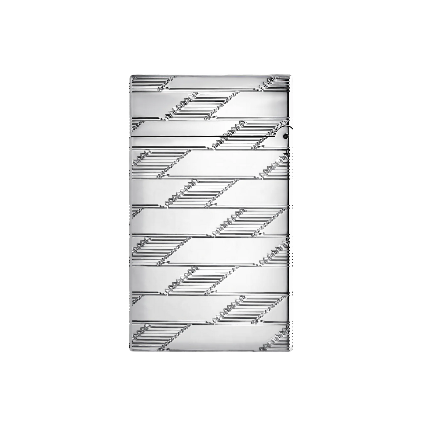 S.T. Dupont Le Grand Guilloche Monogram 1872 Palladium Lighter/Briquet C23180