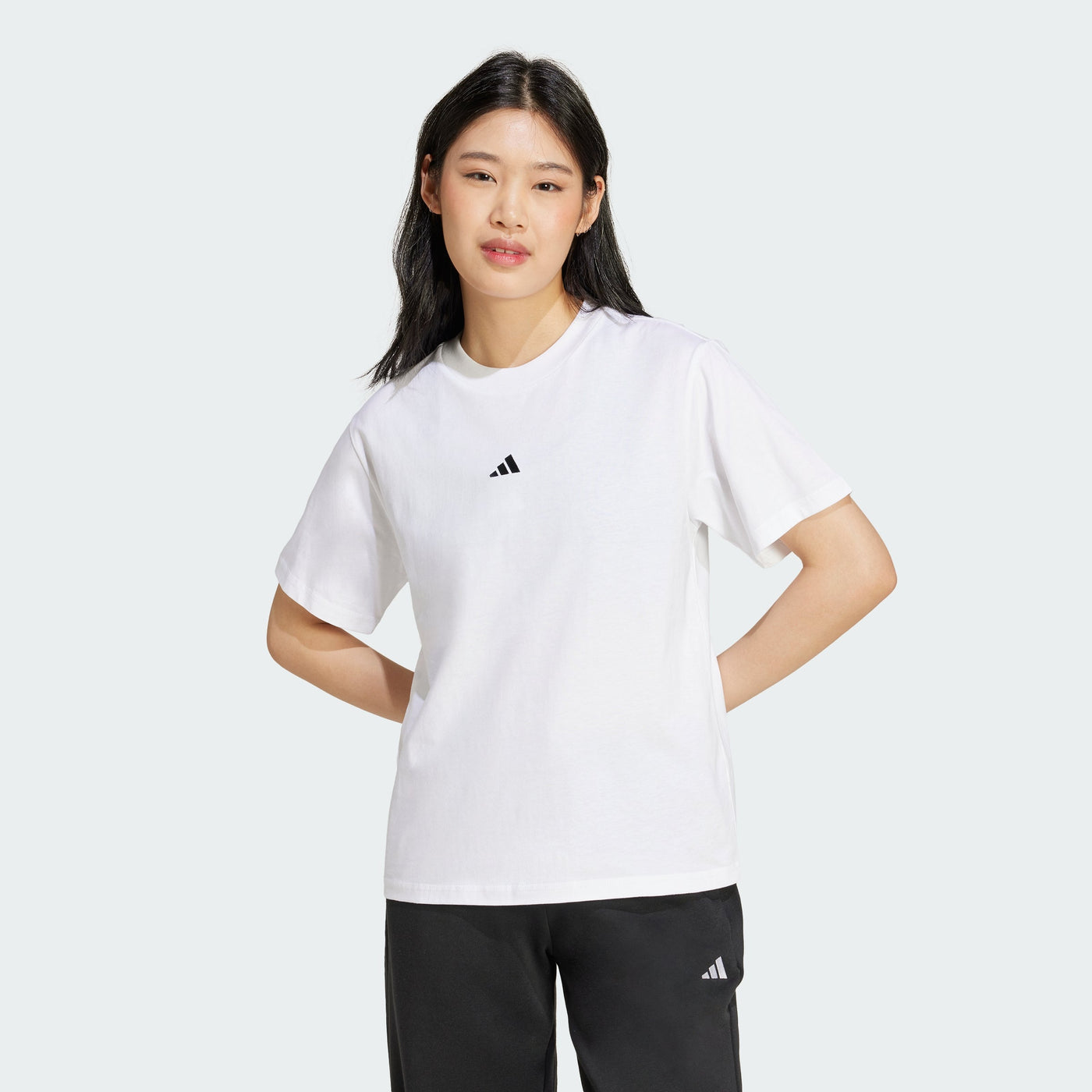 Women's adidas Essentials Small Logo Cotton Tee