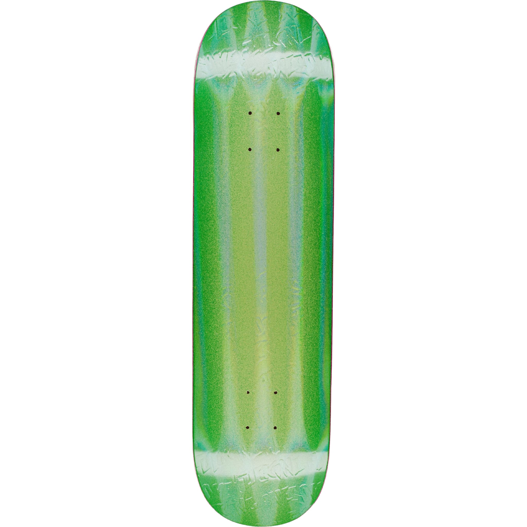 Fucking Awesome Neon Green Stamp Embossed Skateboard Deck 8.44"