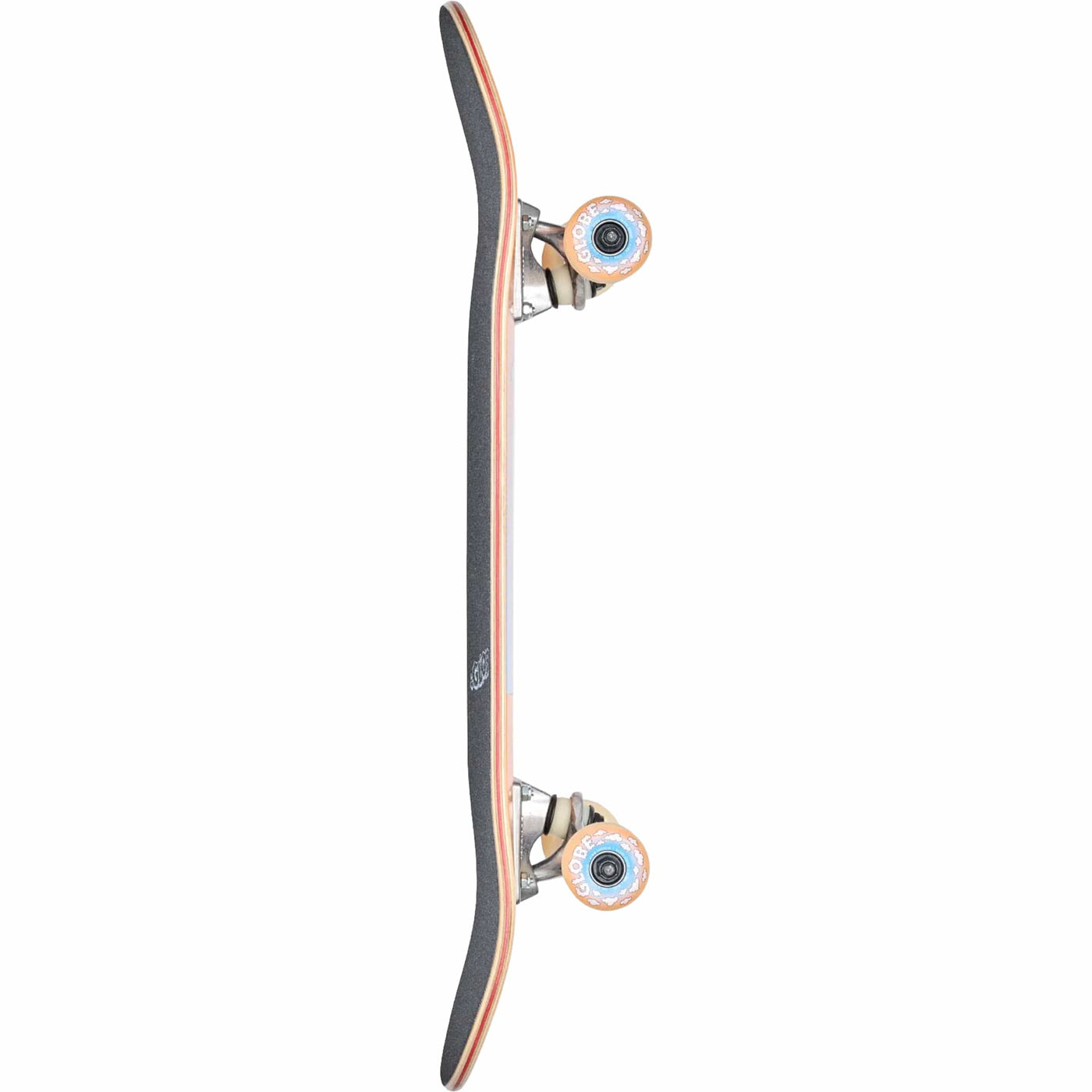 Globe Kids Wide Mini Skateboard Complete Flaming Eye 7.9"