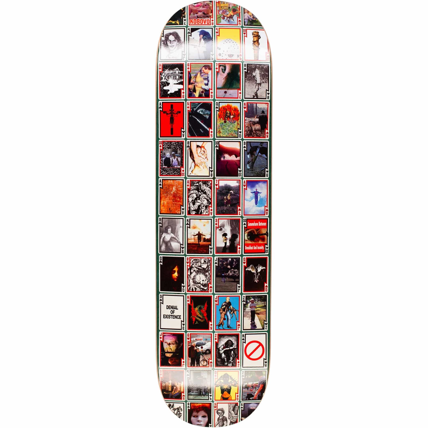 Hockey Playing Cards Skateboard Deck 8.25"