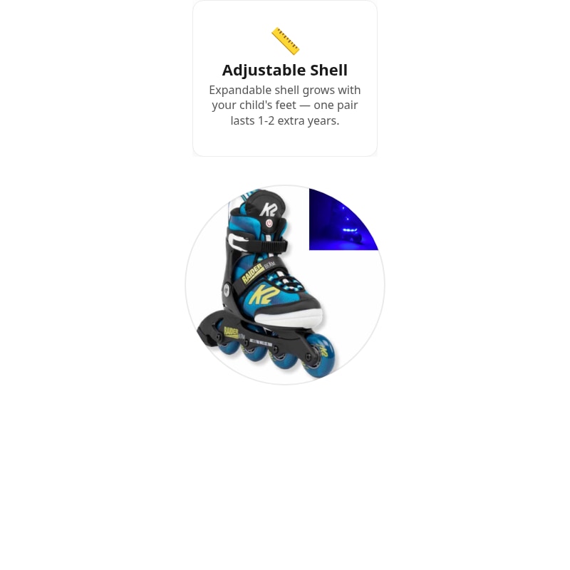 K2 Raider Beam Kids Skates