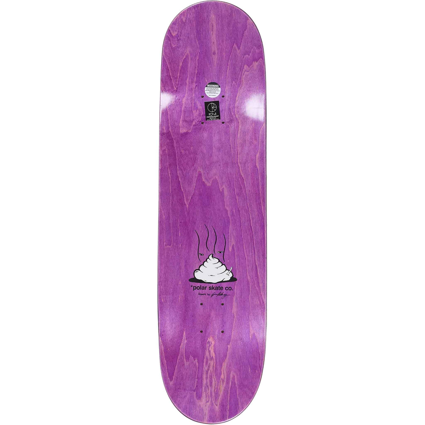 Polar Useless Wooden Dog Yellow 8.5" Skateboard Deck