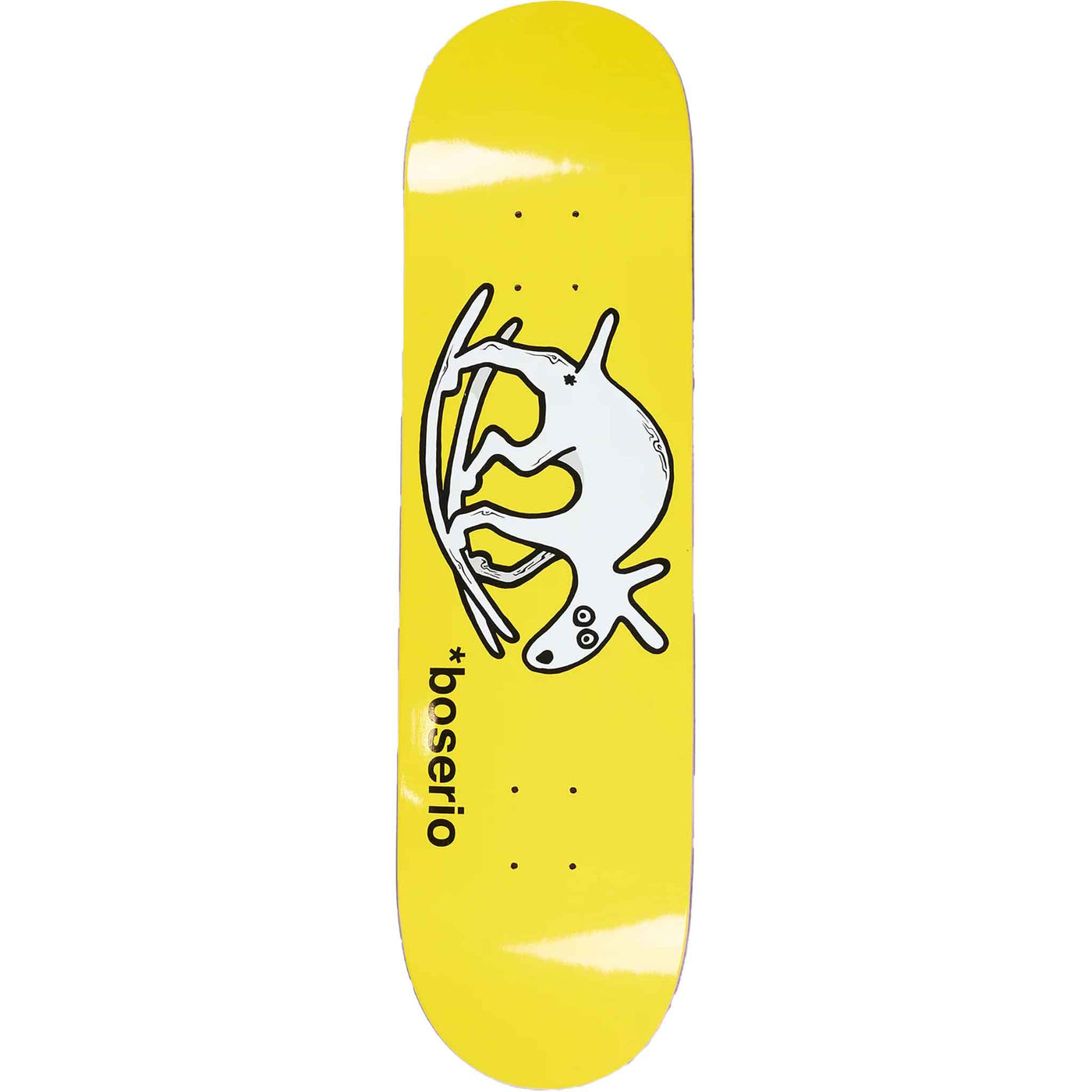 Polar Useless Wooden Dog Yellow 8.5" Skateboard Deck