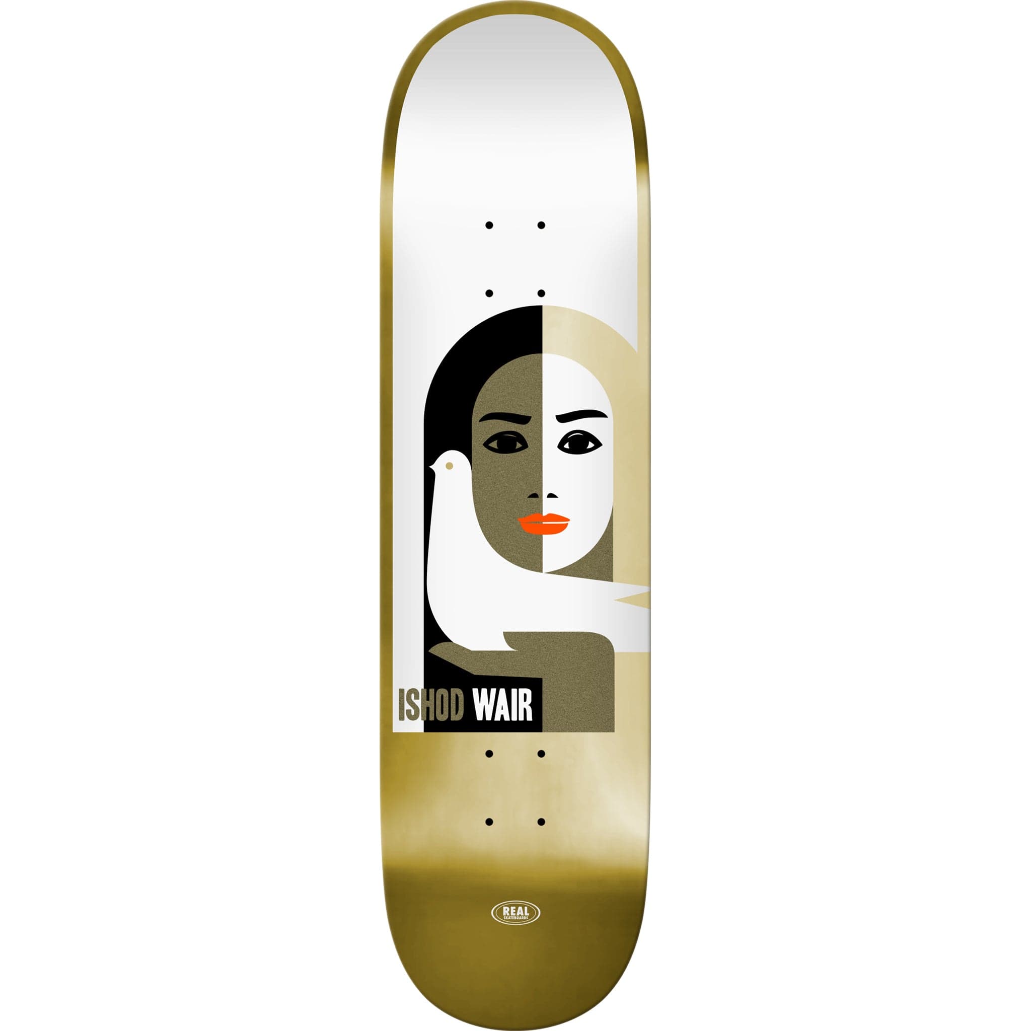 Real Ishod Peace LTD Foil Skateboard Deck 8.25"