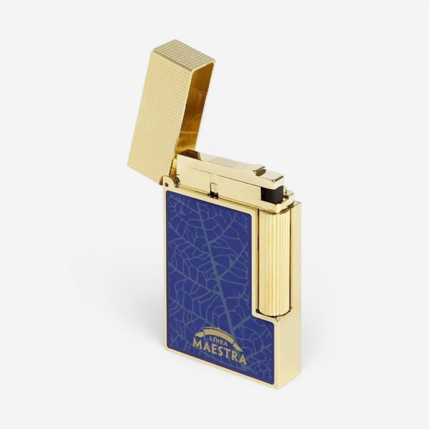 S.T. Dupont Partagas Linea Maestra Line 2 Blue Lacquer Lighter C16095