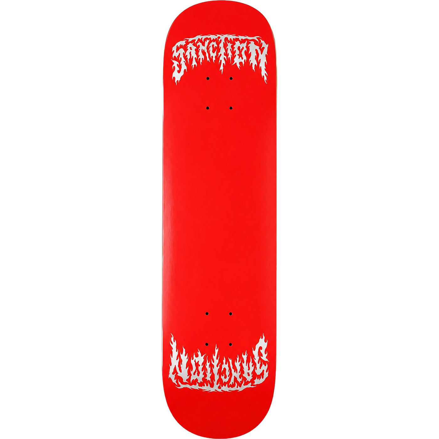 Sanction Metal Twin Cardinal Silver 8.125" Skateboard Deck