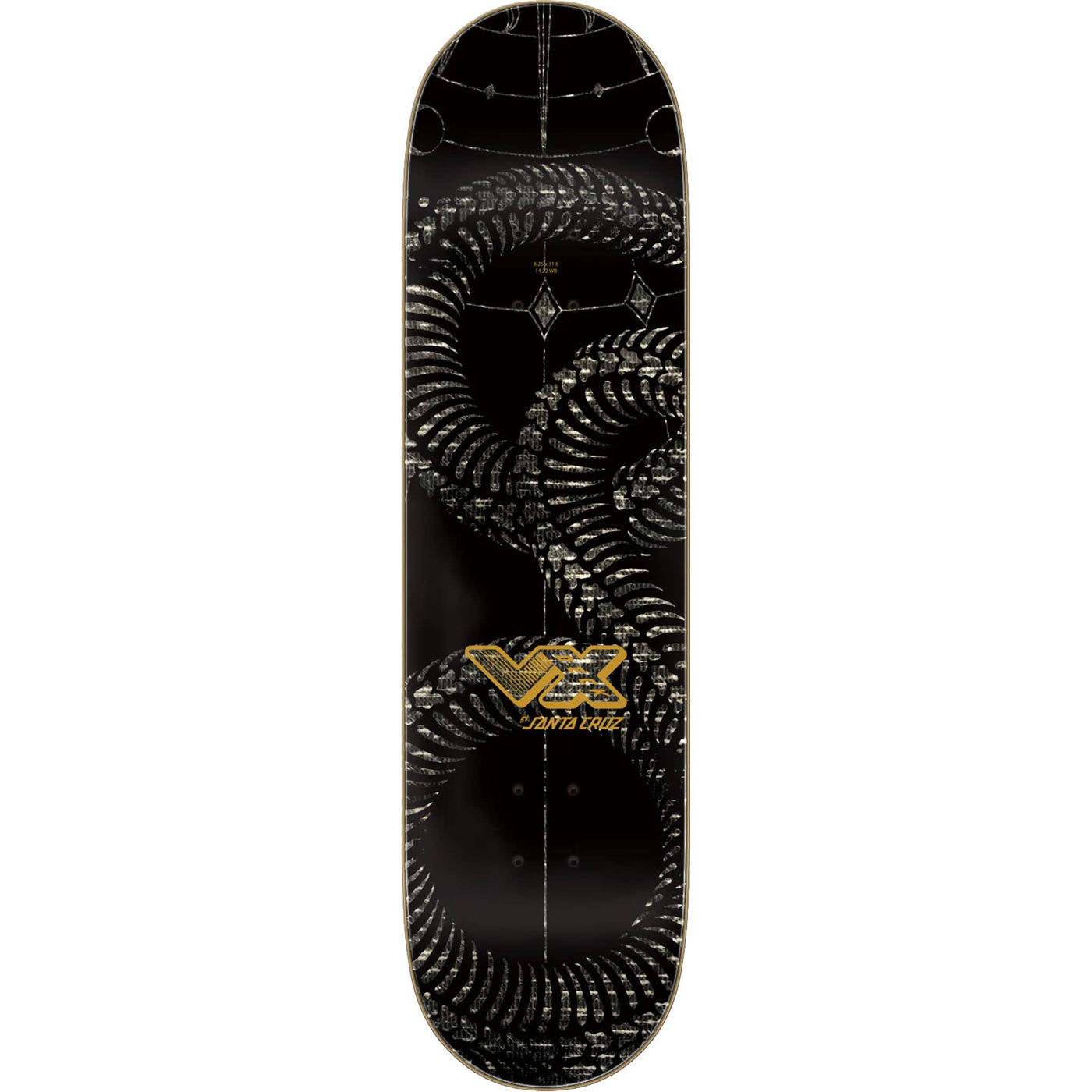 Santa Cruz McCoy Snakes VX Skateboard Deck 8.25"