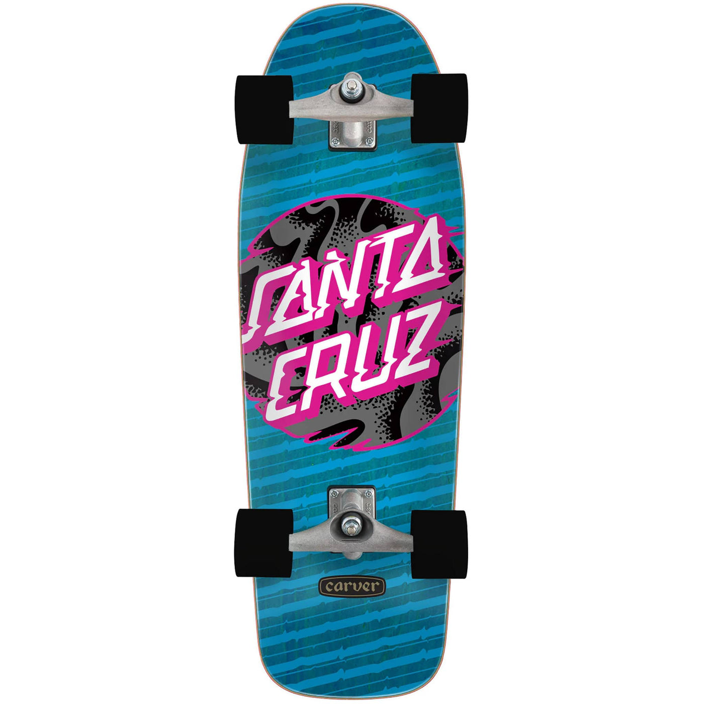Santa Cruz X Carver Vivid Dot 9.8" Surfskate Complete
