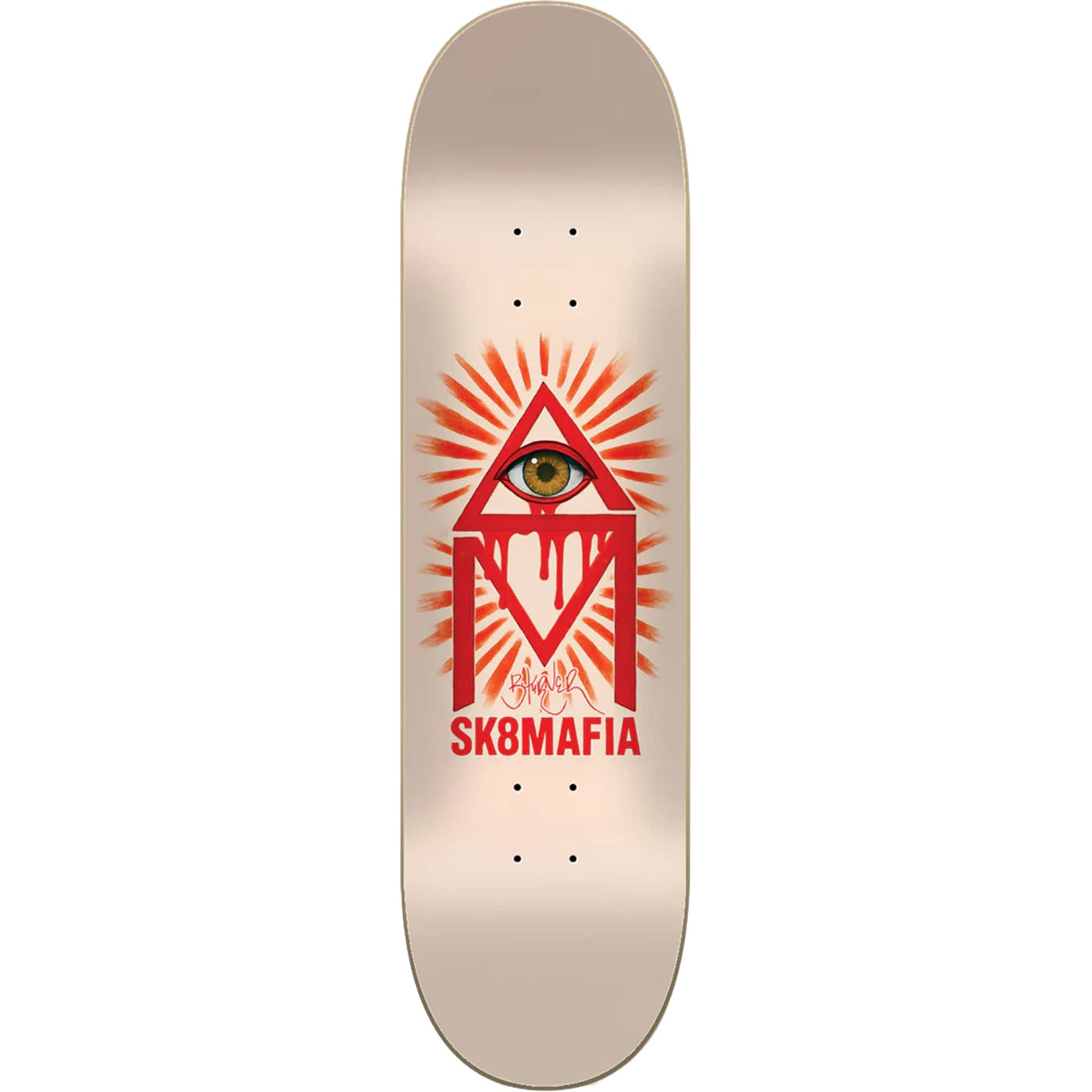 SK8MAFIA Eye Yes Turner Skateboard Deck 8.1"