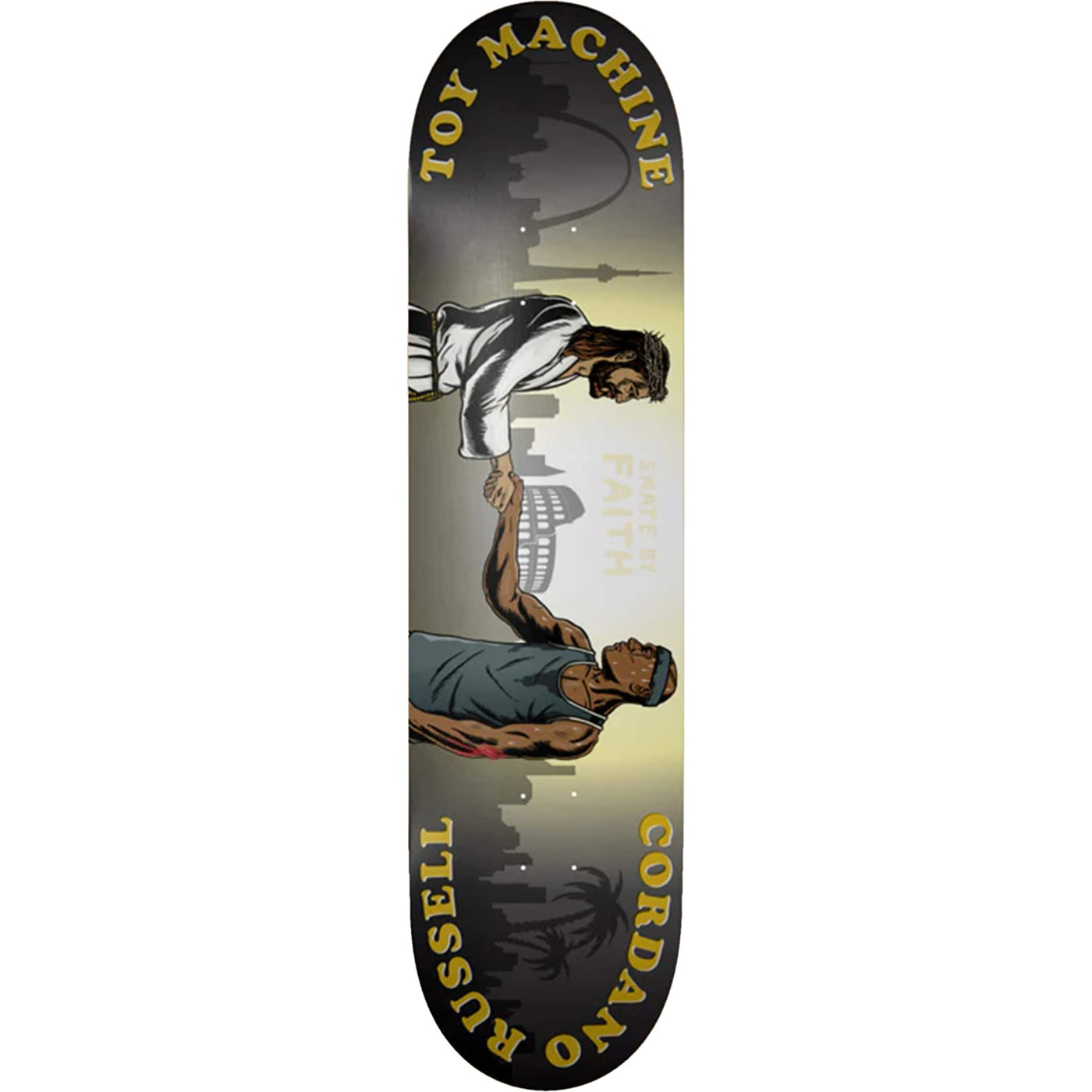 Toy Machine Russell Skate By Faith Skateboard Deck 8.5"