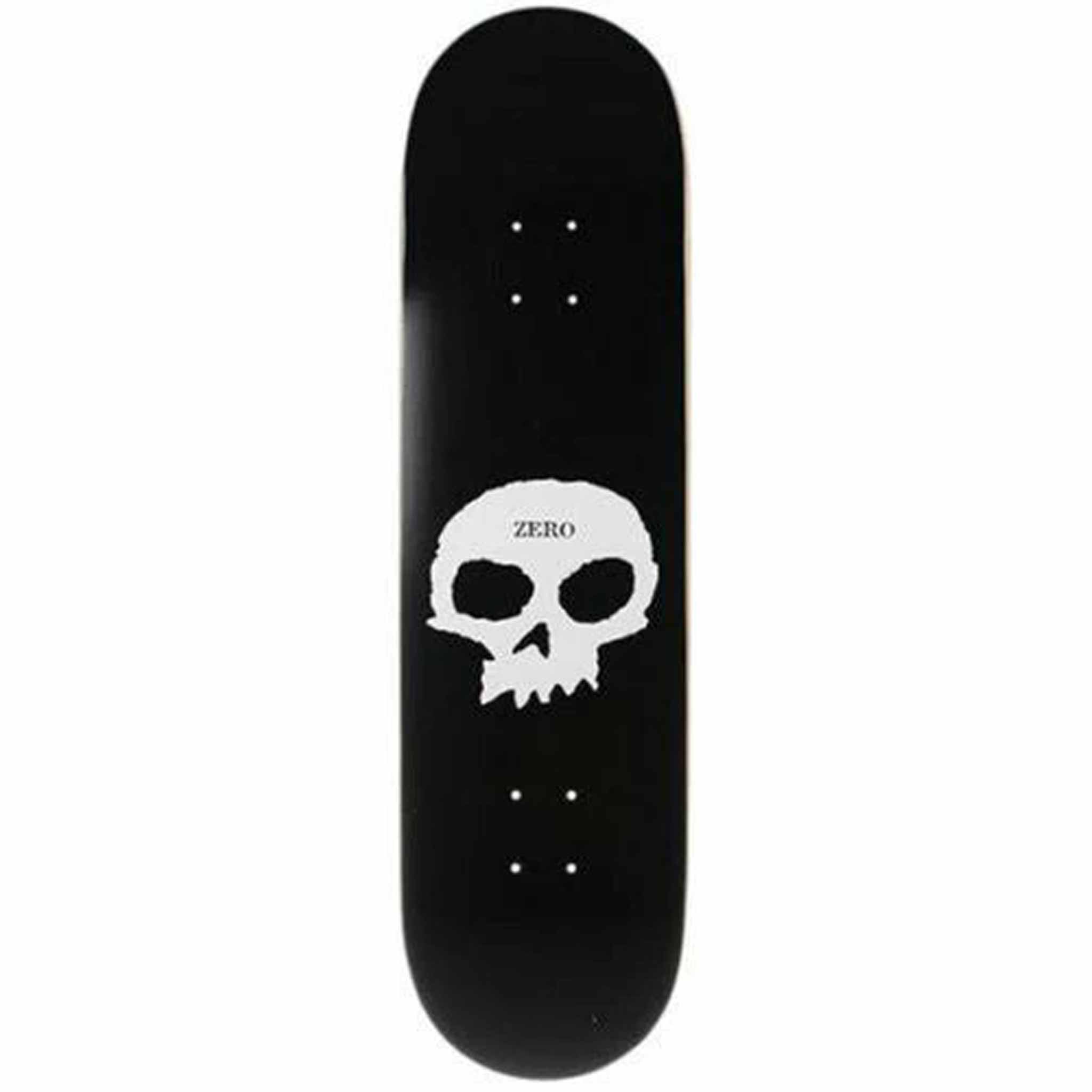 Zero Single Skull Skateboard Deck 8.25"